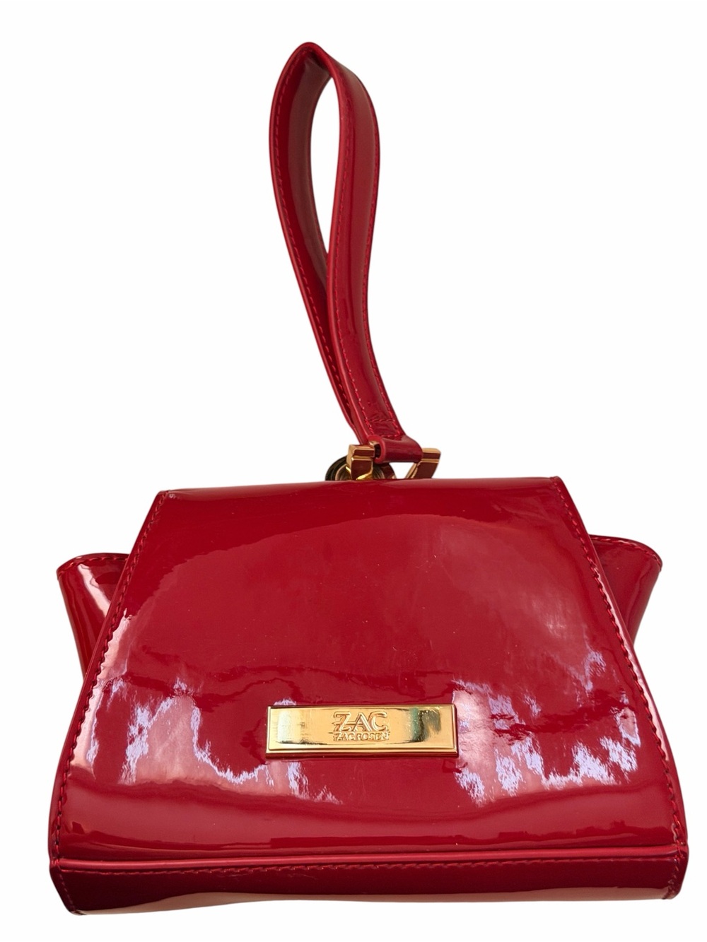 Zac Posen Patent Leather Small Clutch